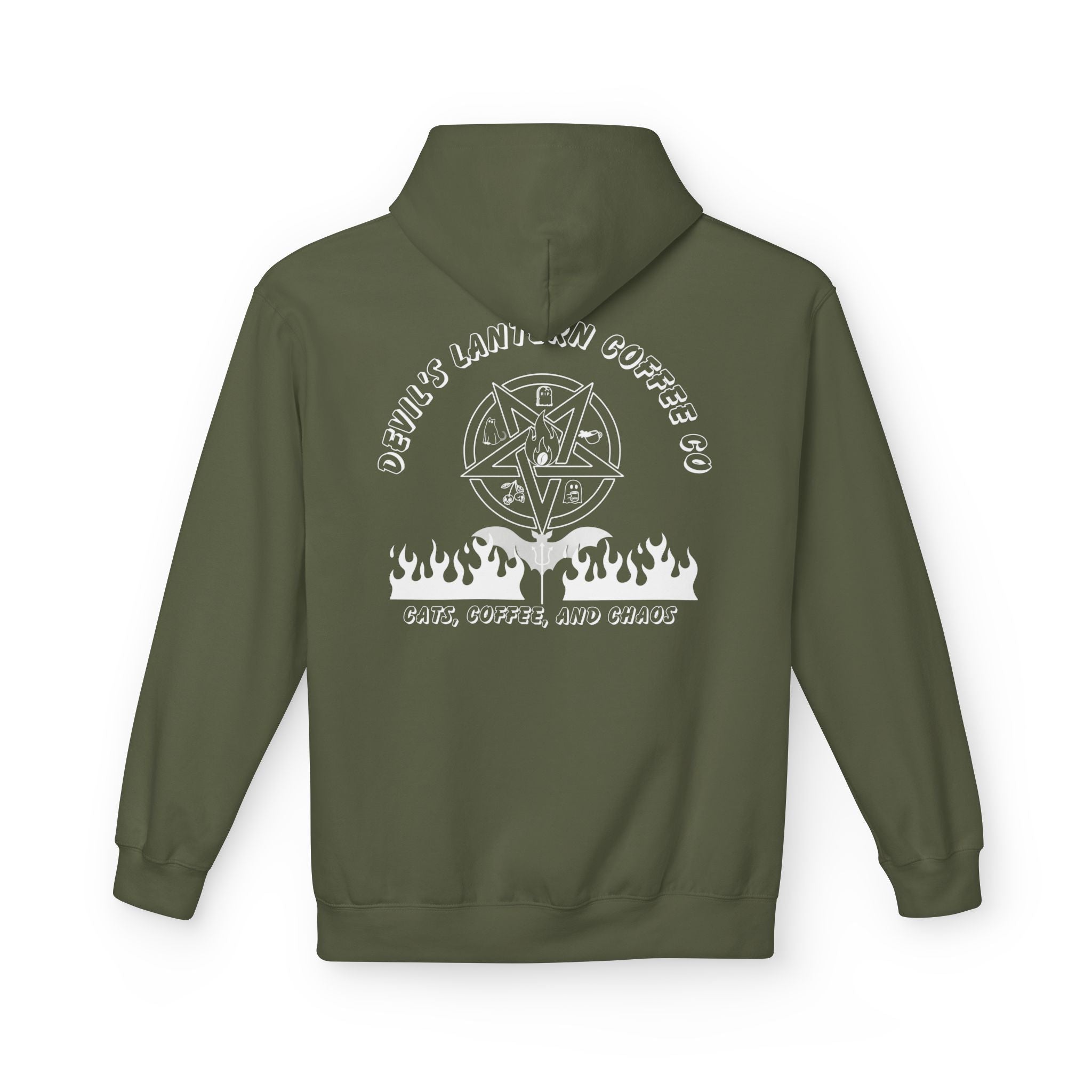 Cats, Coffee, and Chaos — Devil's Lantern Coffee Co. Graphic Pullover
