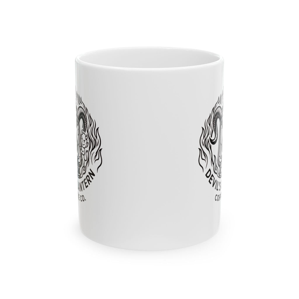 Devil’s Lantern Coffee Co. Ceramic Mug — 11oz & 15oz Logo Coffee Cup