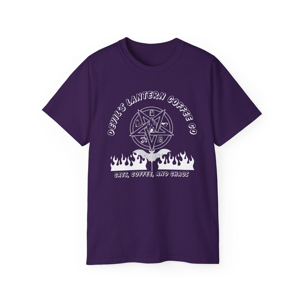 Cats, Coffee, and Chaos — Devil’s Lantern Coffee Co. Graphic tee