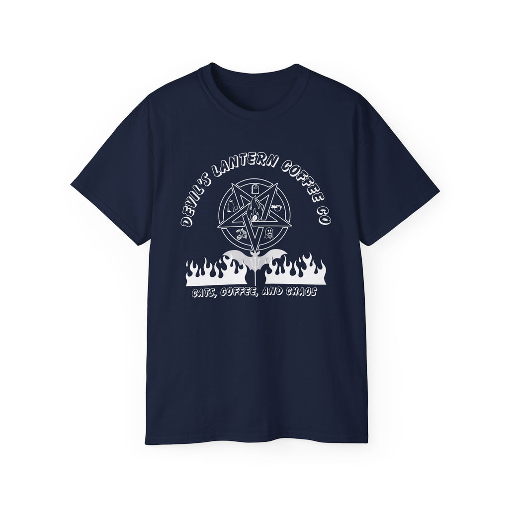 Cats, Coffee, and Chaos — Devil’s Lantern Coffee Co. Graphic tee