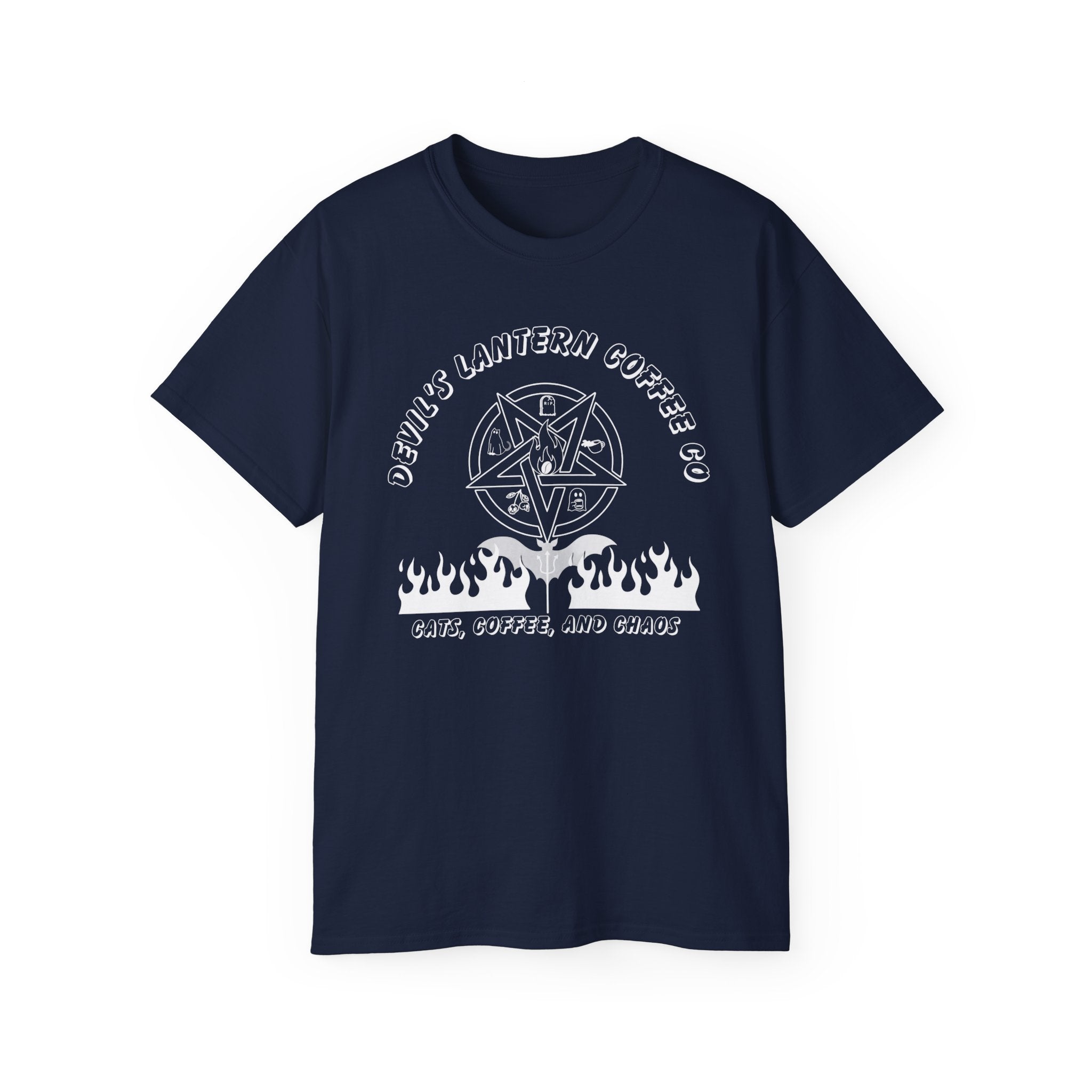 Cats, Coffee, and Chaos — Devil’s Lantern Coffee Co. Graphic tee