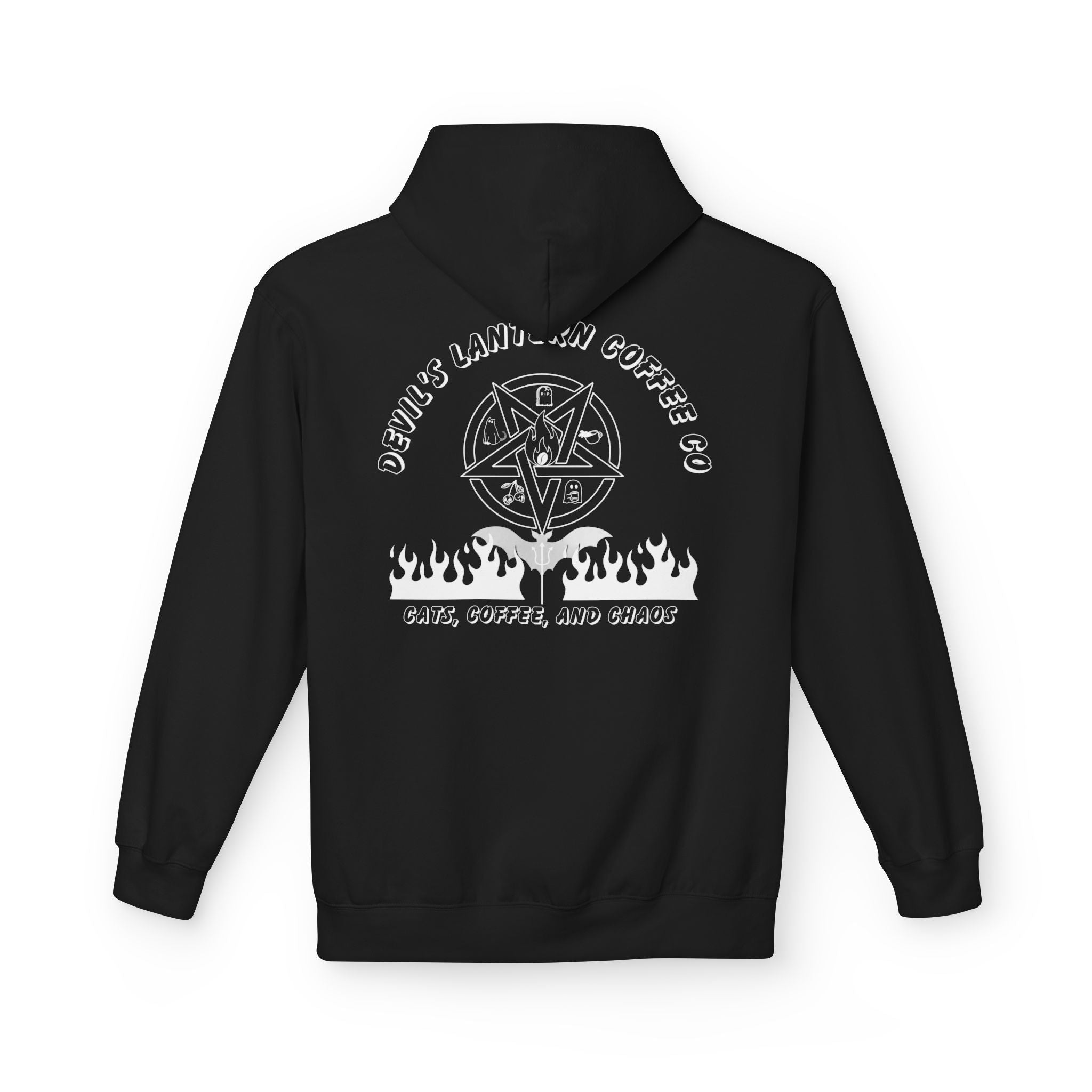 Cats, Coffee, and Chaos — Devil's Lantern Coffee Co. Graphic Pullover