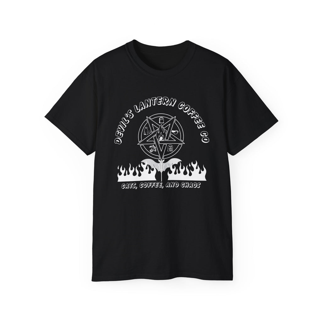 Cats, Coffee, and Chaos — Devil’s Lantern Coffee Co. Graphic tee