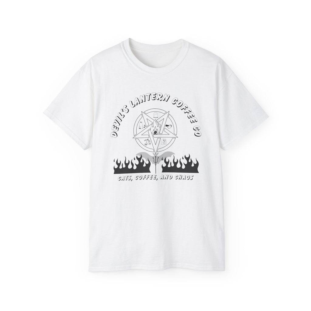 Cats, Coffee, and Chaos — Devil’s Lantern Coffee Co. Graphic tee